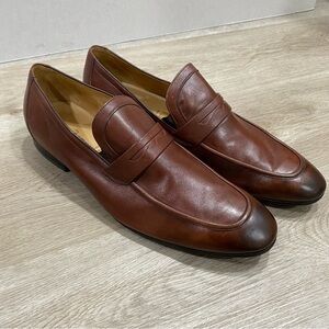 Massimo Matteo Firenze Patina Men’s Penny Driver Loafers